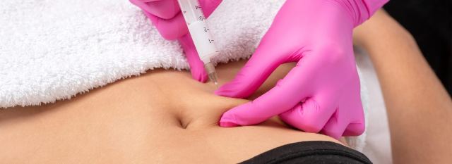 Injection being administered